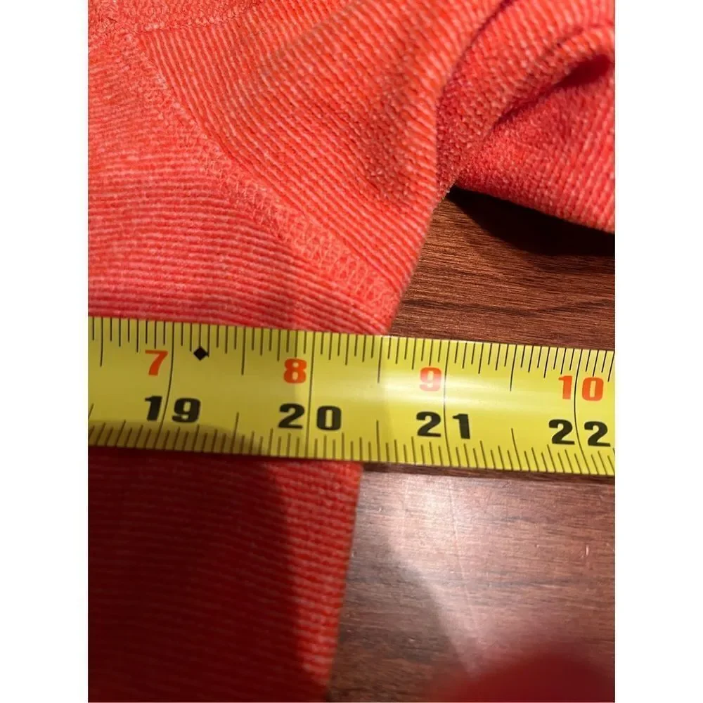The North Face Jacket Womens Size Large Orange Quarter Zip Long Sleeve - Picture 3 of 6